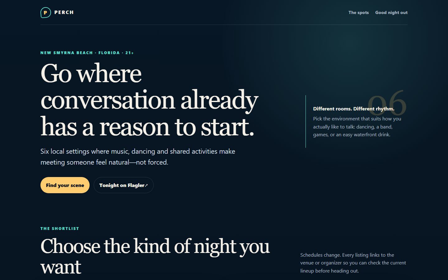 Perch nightlife guide preview